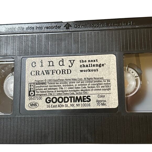 Cindy Crawford The Next Challenge Workout VHS Tape - Picture 7 of 7